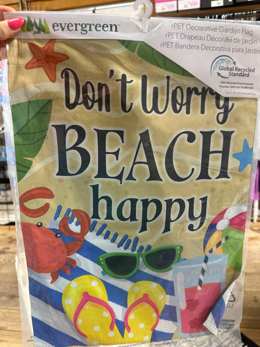 Beach Happy Flag