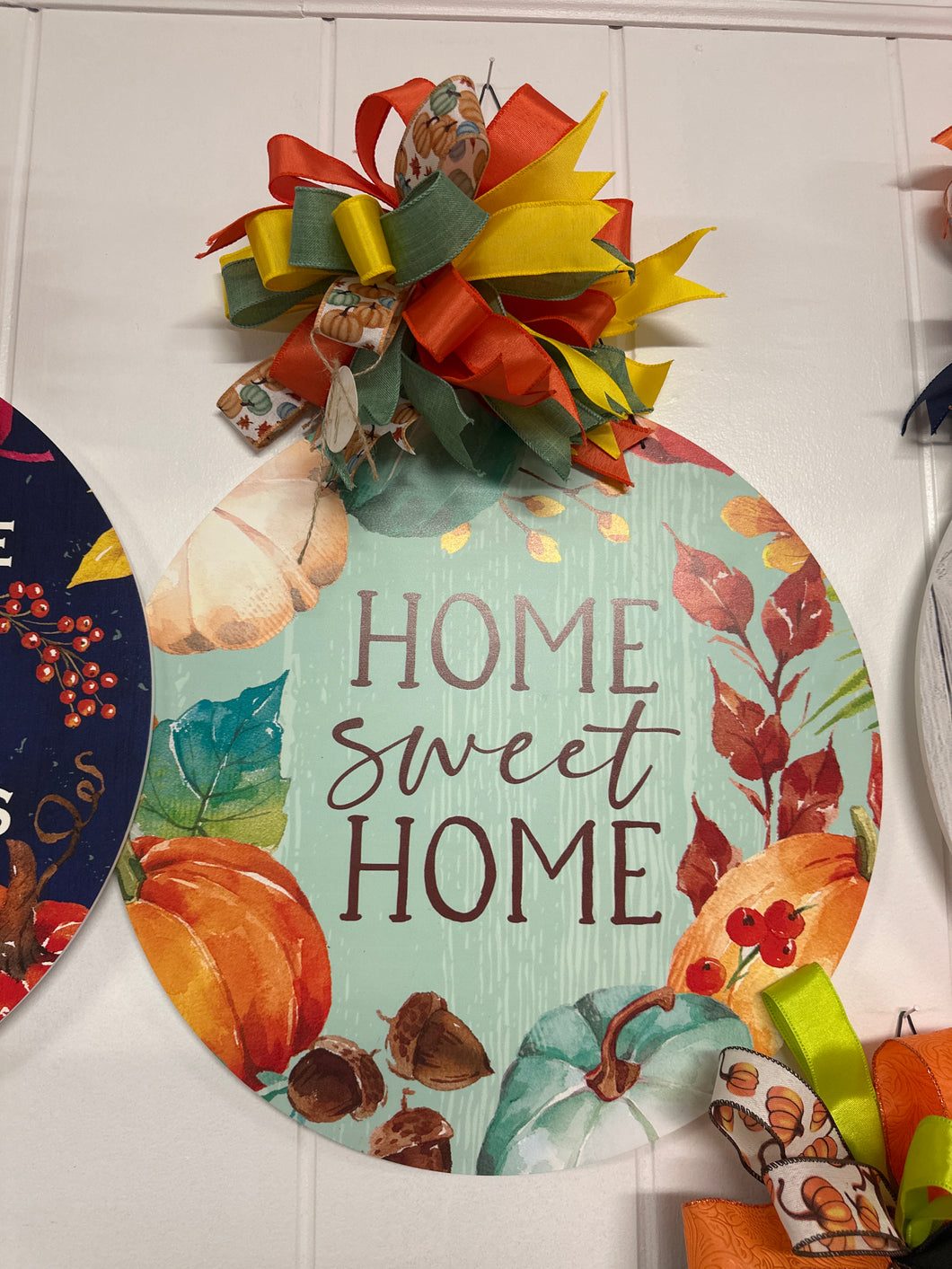 Pumpkin Frame Set - Doorhanger