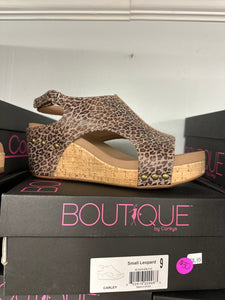 Small Leopard Carley Corky Heels