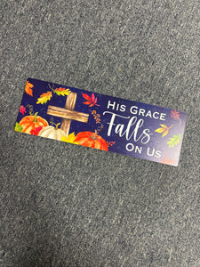 His Grace Set - Horizontal PVC Sign