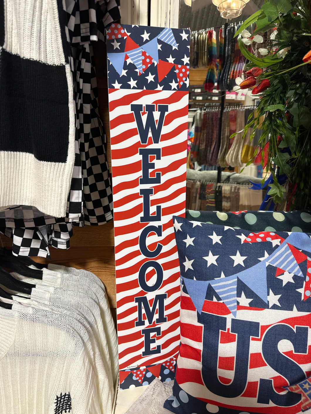 USA Set - Vertical PVC Sign