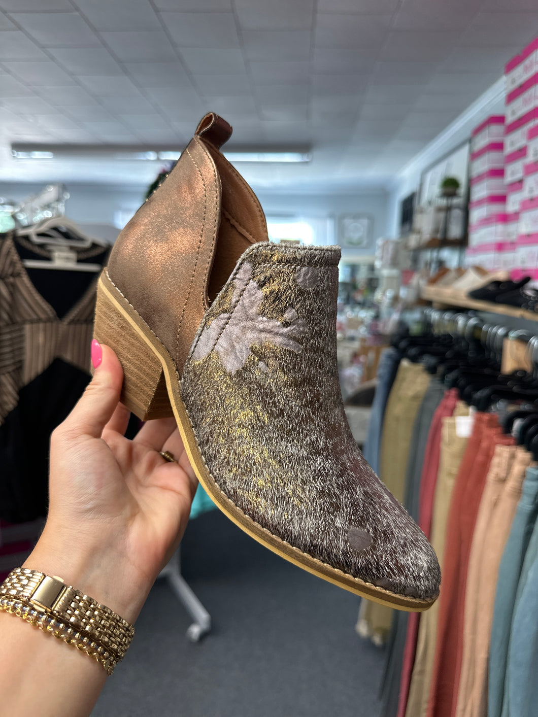 Bronze Limitless Corky Booties