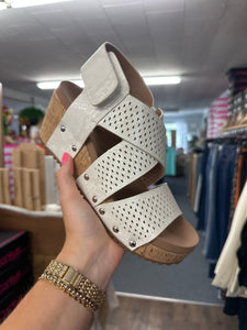 Ivory Snake Guilty Pleasure Corky Heels