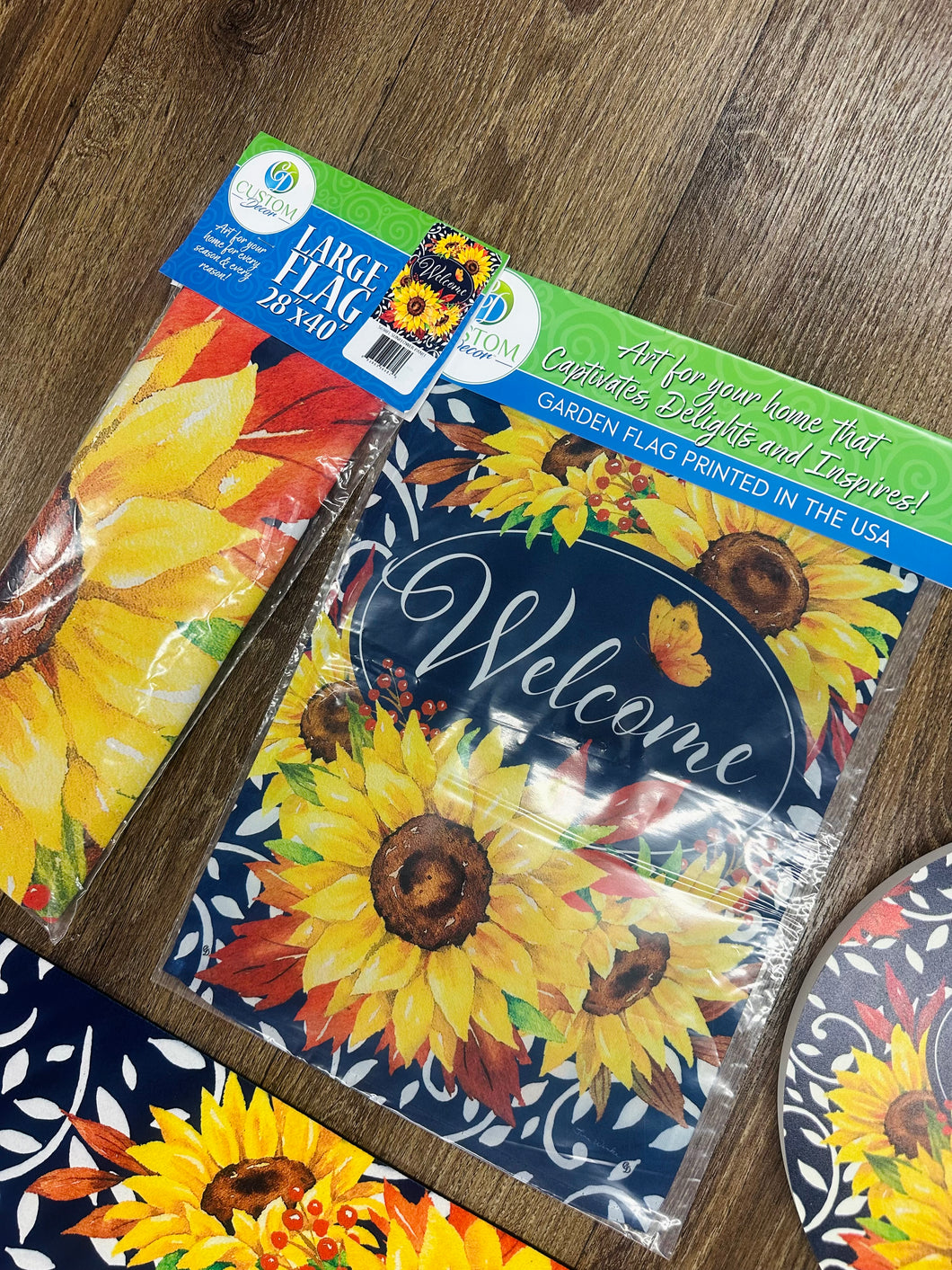 Sunflower Panel Set - Garden Flag