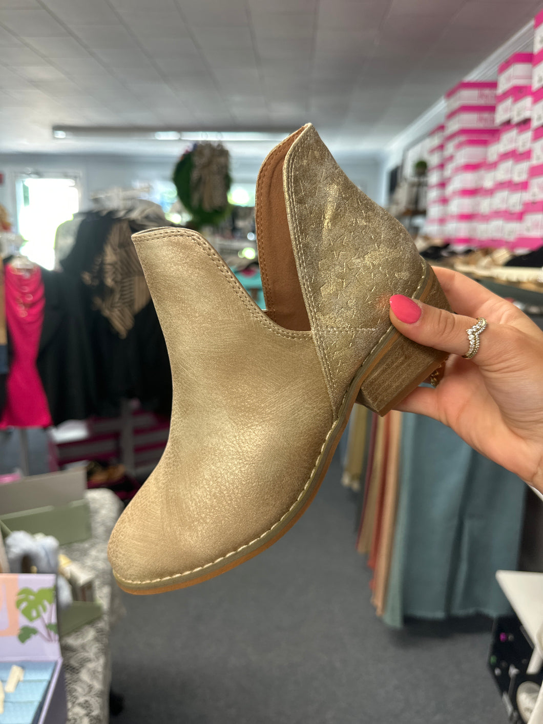 Gold Stars Wayland Corky Booties