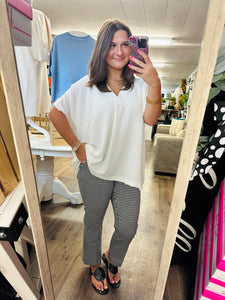 Eric Casual Houndstooth Pants