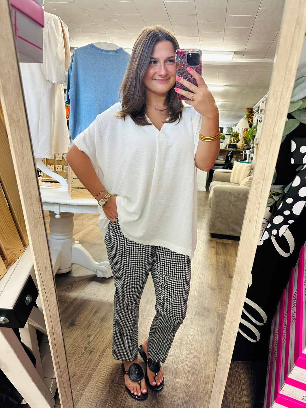 Eric Casual Houndstooth Pants