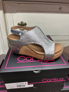Silver Crackle Carley Corky’s