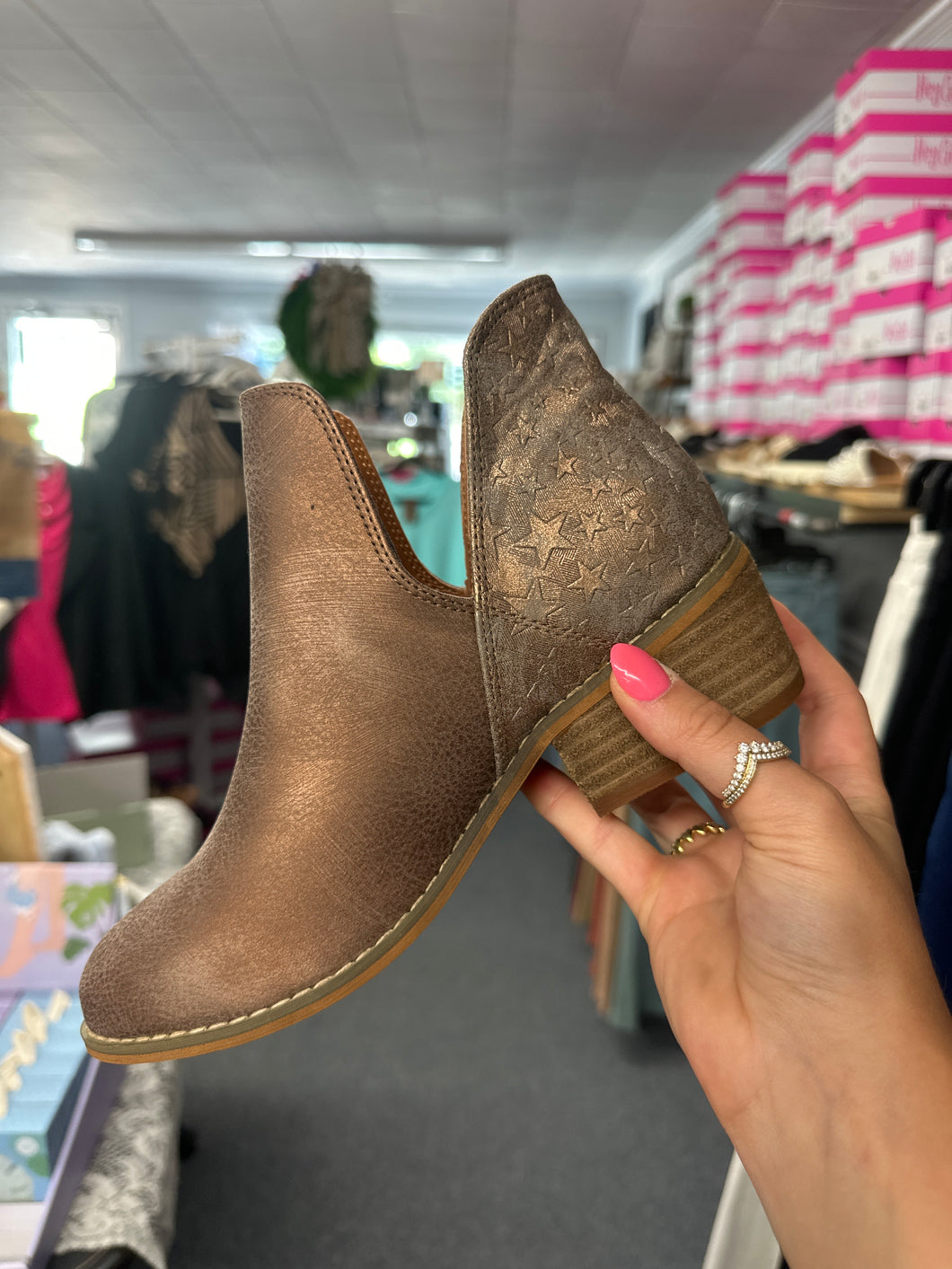 Bronze Stars Wayland Corky Booties
