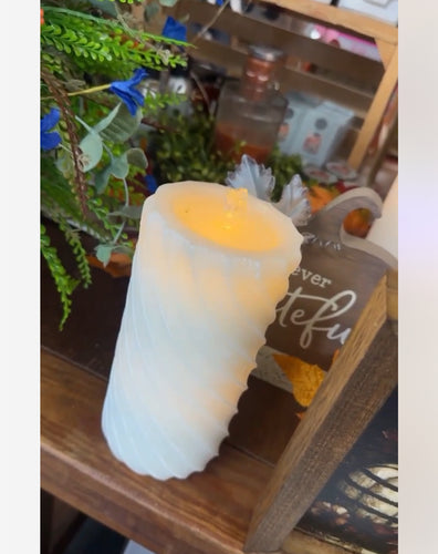 A. Renee White Fountain Candle